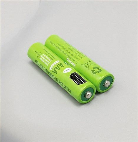 1.2V 400mAh AAA7號Type-c口充電鎳氫電池 1.2V 400mAh AAA7號Type-c口充電鎳氫電池
