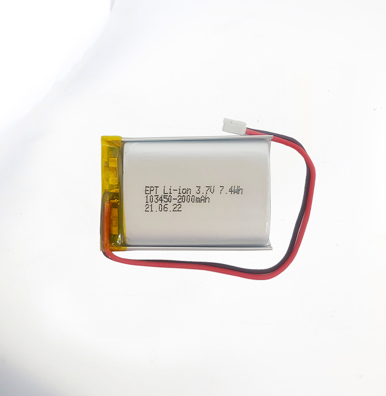 3.7V 103450 2000mAh 水箱聚合物鋰電池 3.7V 103450 2000mAh 水箱聚合物鋰電池