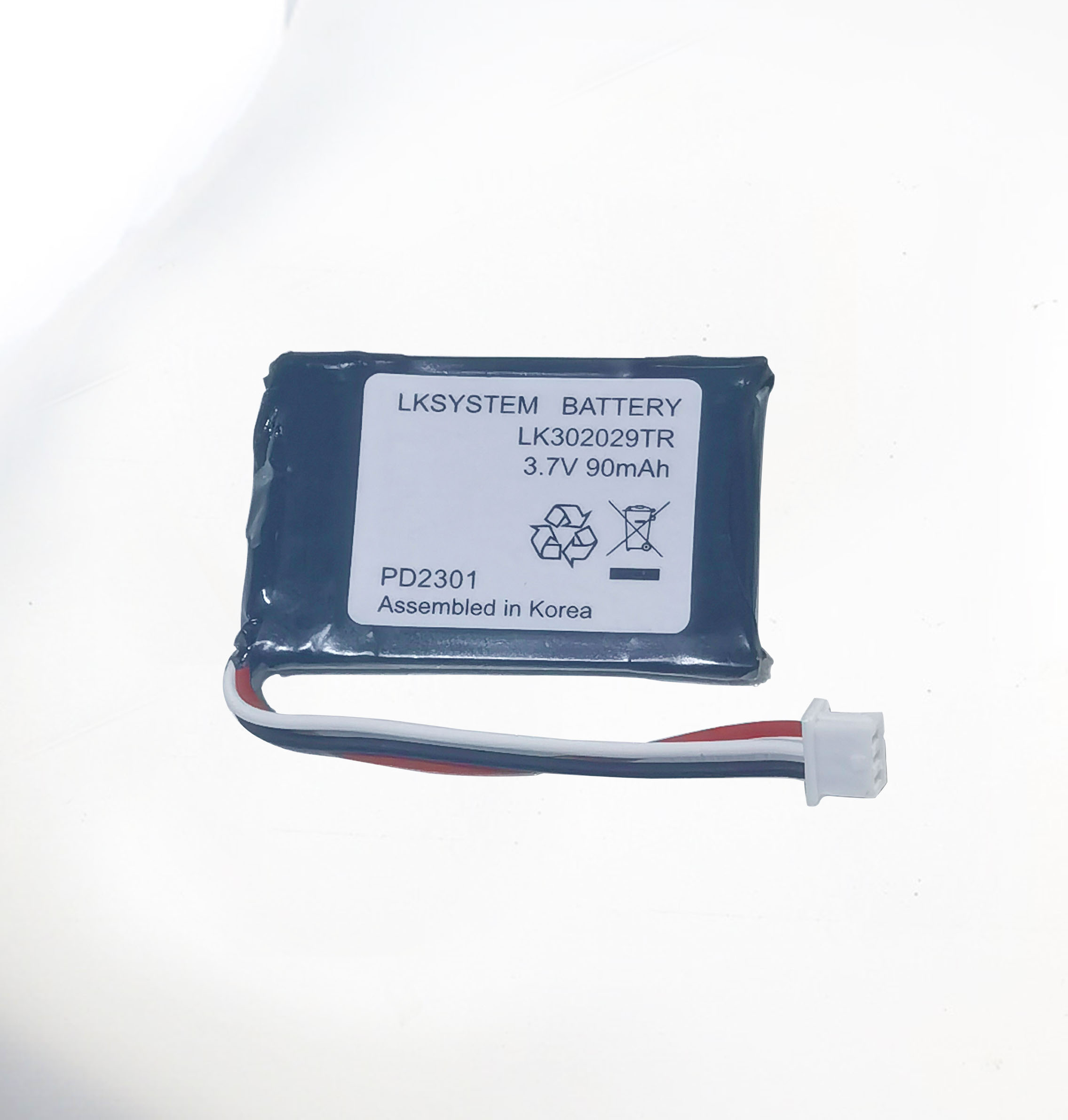 3.7V 302029 90mAh 超小型GPS聚合物鋰電池 3.7V 302029 90mAh 超小型GPS聚合物鋰電池