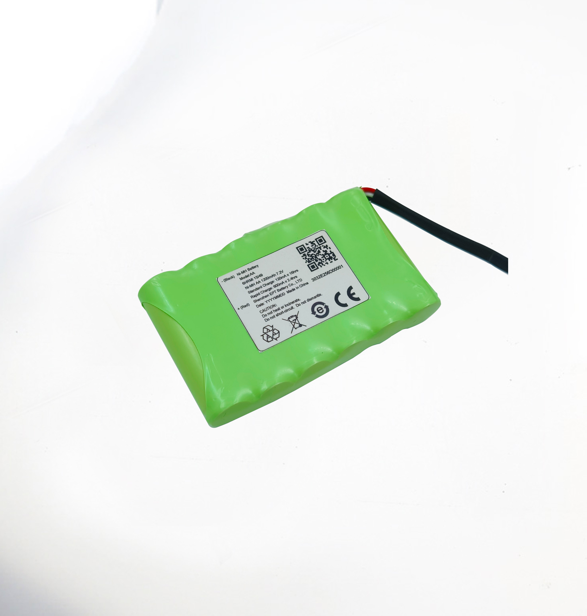 7.2V 1200mAh AA車載T-BO寬溫鎳氫電池 7.2V 1200mAh AA車載T-BO寬溫鎳氫電池